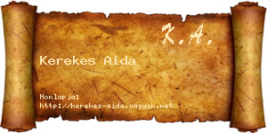 Kerekes Aida névjegykártya